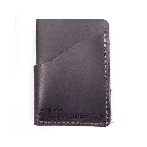 Fort Ticonderoga Wave Leather Wallet