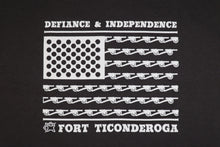 Load image into Gallery viewer, Defiance &amp; Independence T Shirt - Black