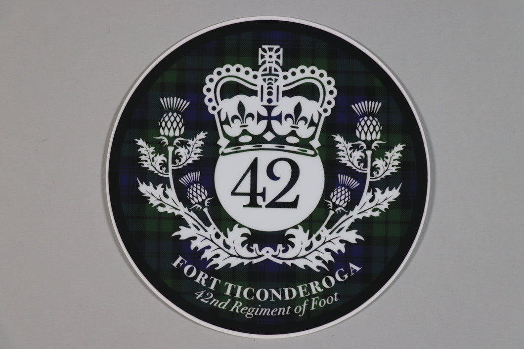42nd Regiment Plaid Sticker