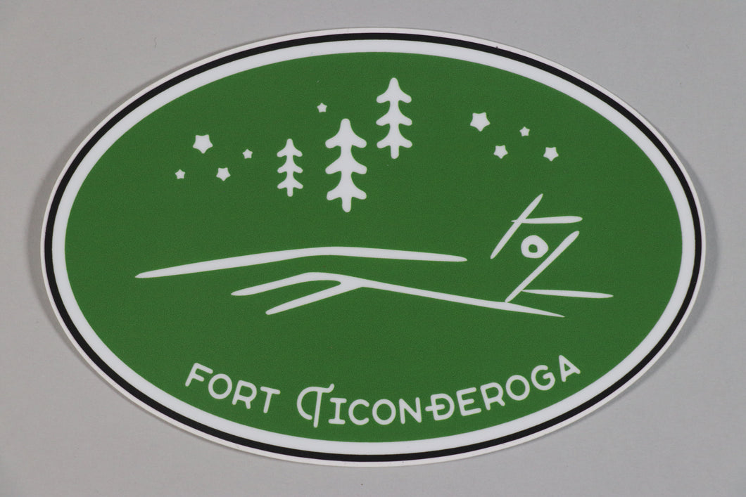 Fort Ticonderoga Fox Sticker