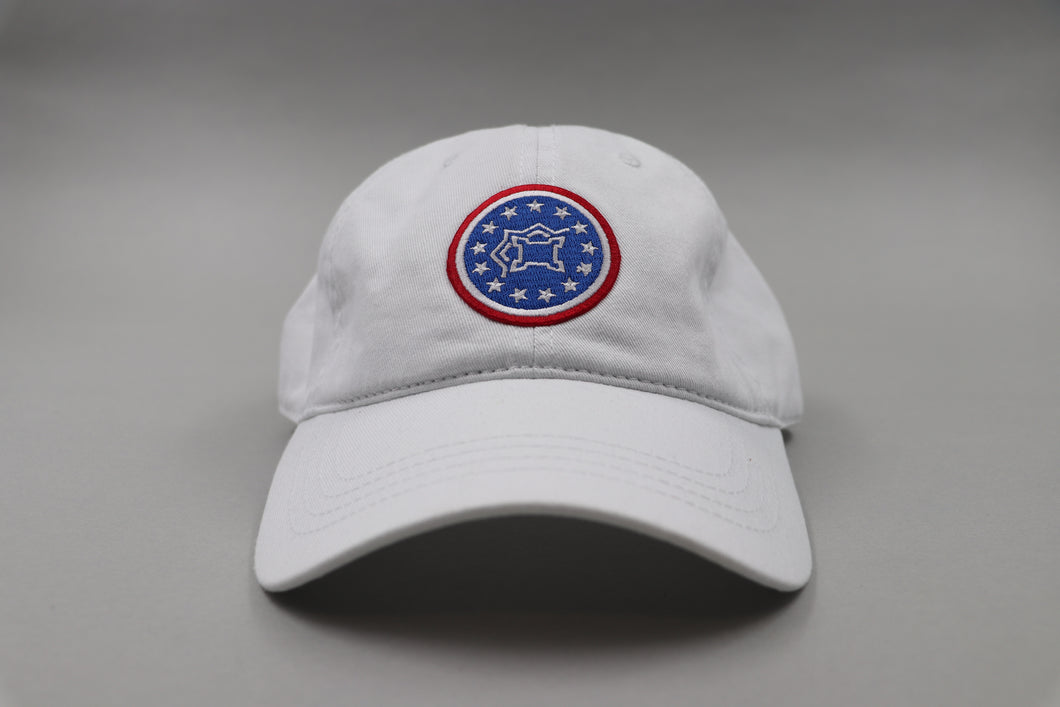 Fort Ticonderoga Red, White & Blue Patch Hat