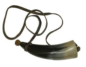 6" Primer Horn with Wooden Plug