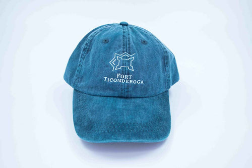 Fort Ticonderoga Leather Strap Hat - Navy Pigment Dyed