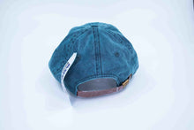 Load image into Gallery viewer, Fort Ticonderoga Leather Strap Hat - Navy Pigment Dyed