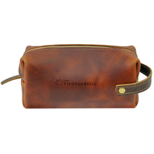 Load image into Gallery viewer, Fort Ticonderoga Highline Two (Medium) Leather Toiletry Bag