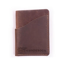 Load image into Gallery viewer, Fort Ticonderoga Wave Leather Wallet